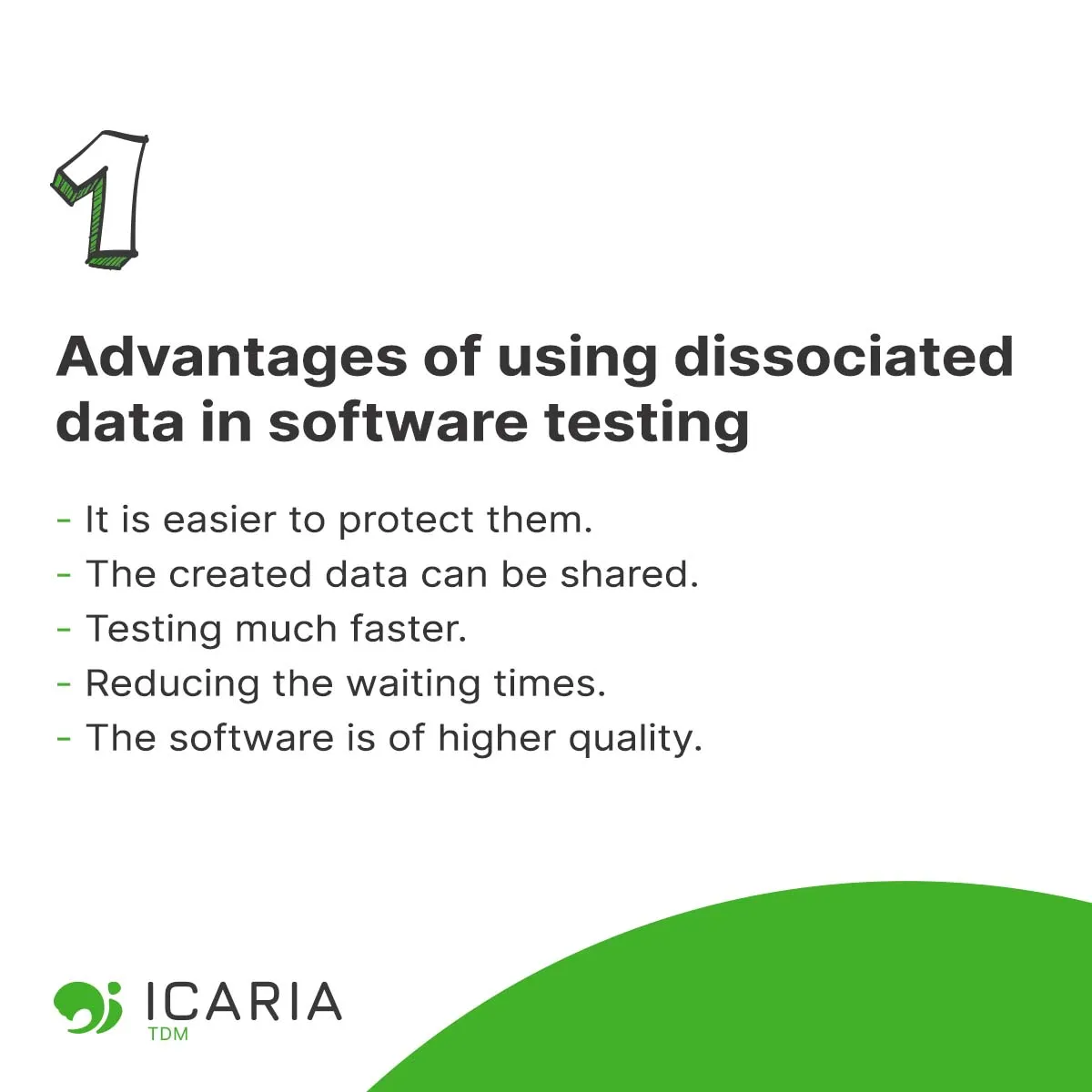 advantages of using dissociated