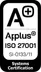 Applus+ ISO 27001 certification mark, number SI-0133/11