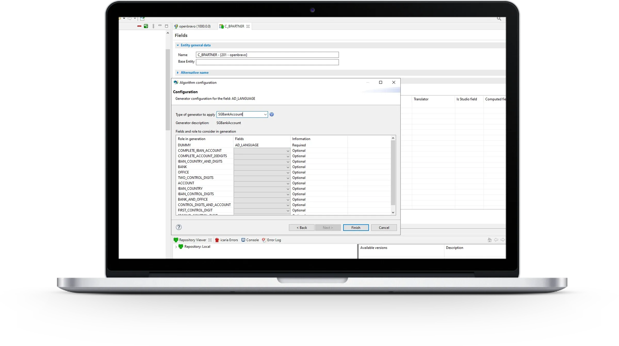 icaria TDM offers a comprehensive synthetic data generation rules catalog