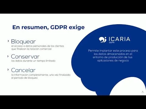 ¿Qué es icaria GDPR?